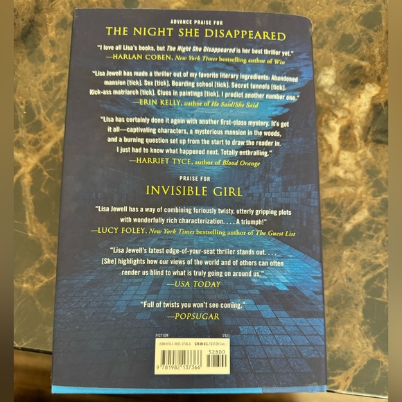 The Night She Disappeared by Lisa Jewell - Picture 3 of 3